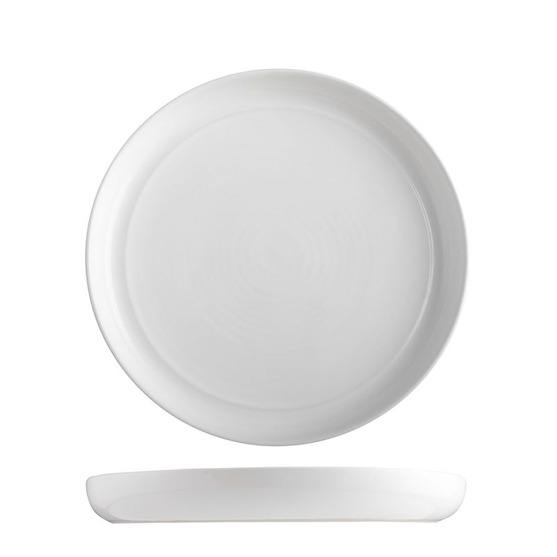 PLATE WHITE STACKABLE 25X2.5CM, POTTR BUTLER