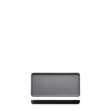 PLATTER GRY/BLK 25X12CM MELAMINE COUCOU