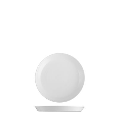 PLATE WHITE TAPERED 15X2.5CM, POTTR FINN