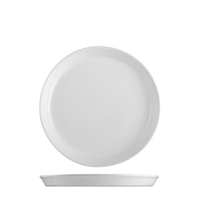 PLATE WHITE TAPERED 25X2.5CM, POTTR FINN