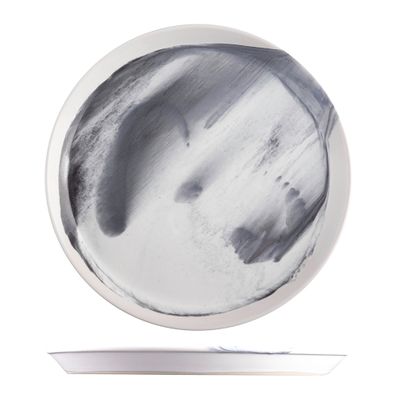 PLATE CHARGER BLACK SMOKE 29X2.5CM, POTTR FINN