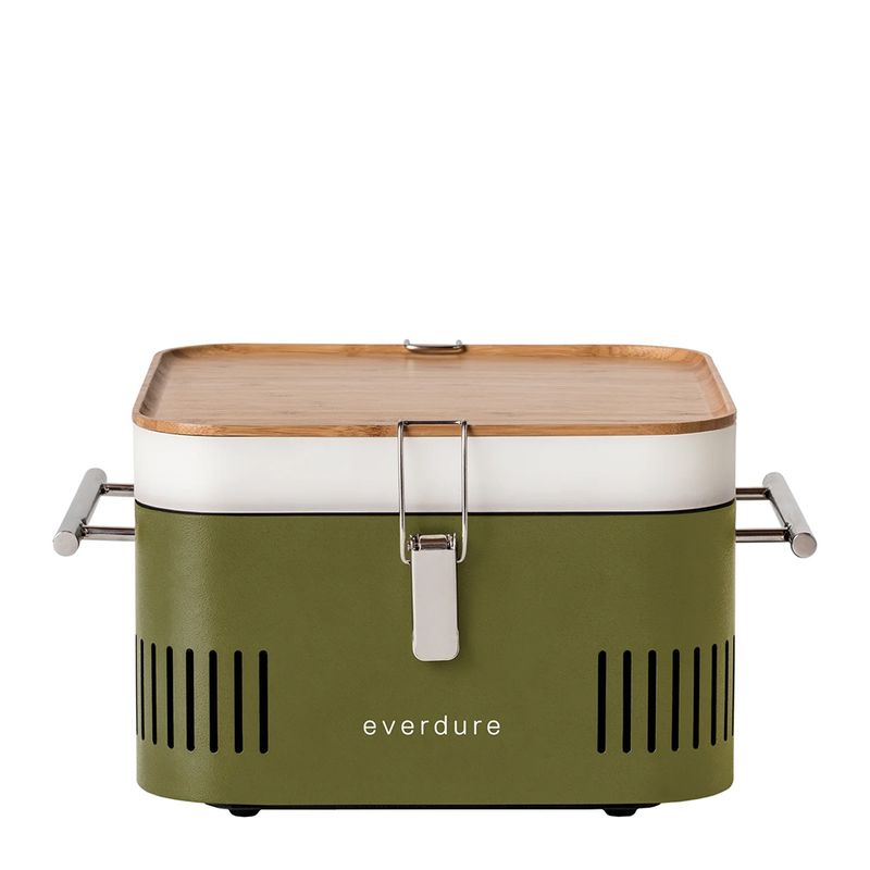 BARBEQUE CHARCOAL PORTABLE CUBE KHAKI