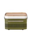 BARBEQUE CHARCOAL PORTABLE CUBE KHAKI