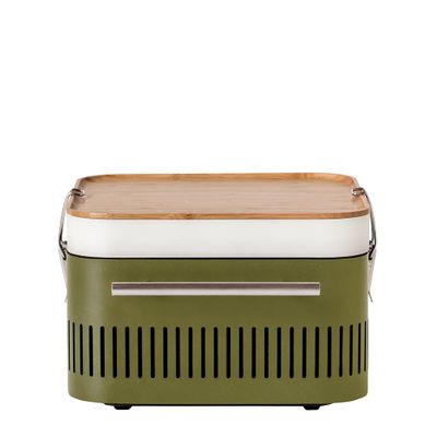 BARBEQUE CHARCOAL PORTABLE CUBE KHAKI