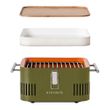 BARBEQUE CHARCOAL PORTABLE CUBE KHAKI