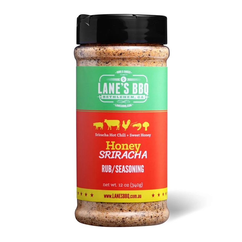 HONEY SRIRACHA SEASONING 351GM, LANE'S BBQ