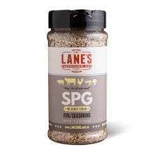 SPG (SALT/PEPPER/GARLIC) SEASONING 354GM, LANE'S BBQ
