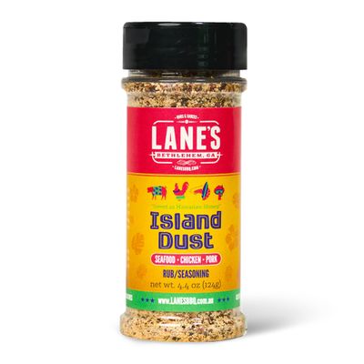ISLAND DUST SEASONING 124GM, LANE'S BBQ
