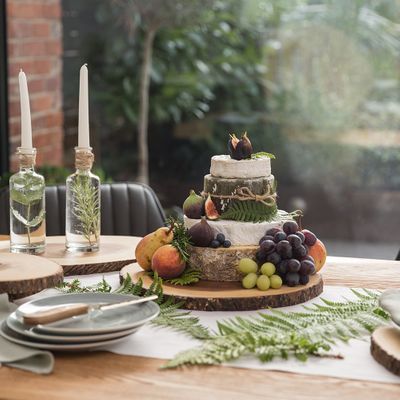 RUSTIC LARGE SERVING BOARD 35CM, ARTESA