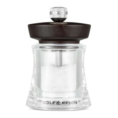 MILL SALT ACRYLIC/BLK WOOD 95MM, HOLBORN