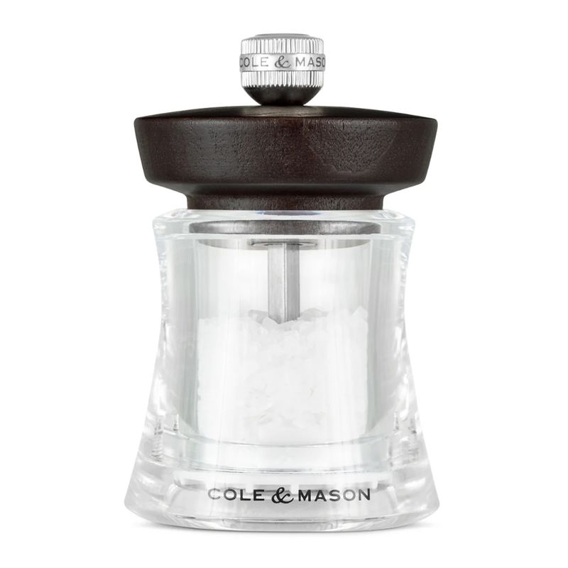 MILL SALT ACRYLIC/BLK WOOD 95MM, HOLBORN