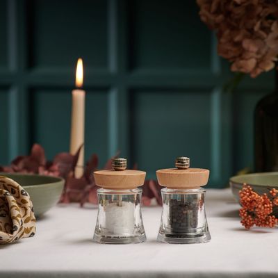 MILL SALT ACRYLIC/BEECH 95MM, HOLBORN