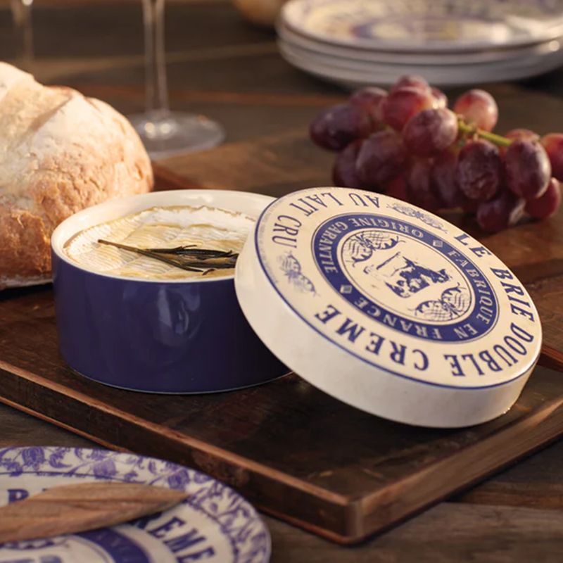 BRIE BAKER CERAMIC BLU/WHT 13X5.5CM, ARTESA