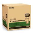 CUP SINGLE WALL 12OZ (80MM) ART SERIES, BIOPAK