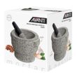 MORTAR & PESTLE 20CM ROUGH, AVANTI