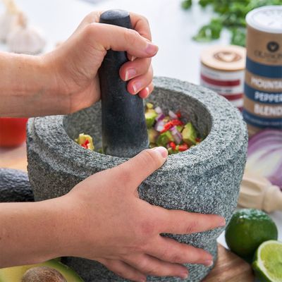 MORTAR & PESTLE 20CM ROUGH, AVANTI