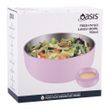 BOWL PINK 950ML S/S INSULATED W LID OASIS