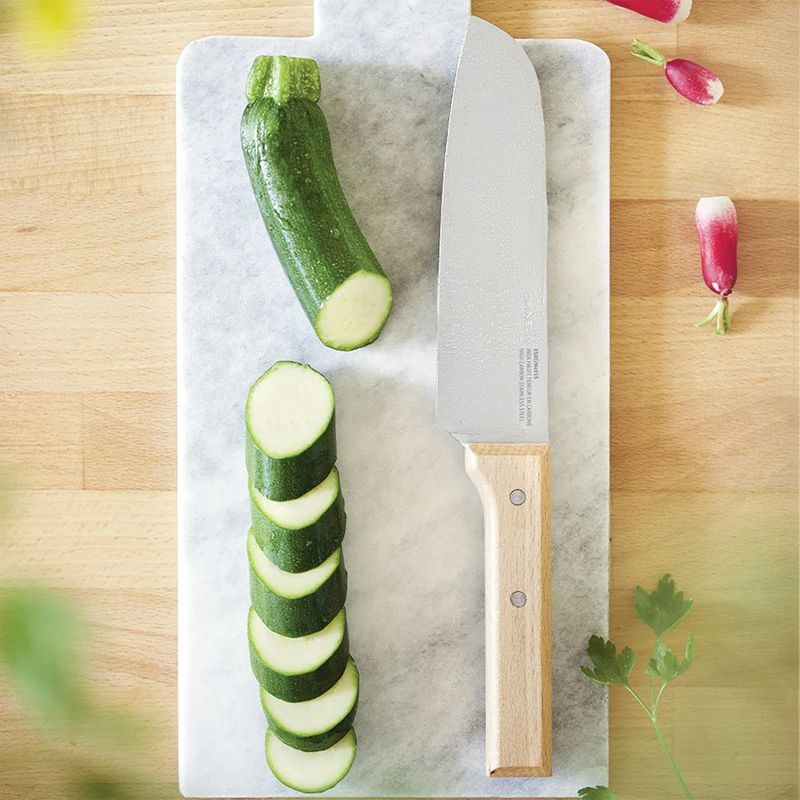 KNIFE SANTOKU PARALLELE 16.5CM BEECH, OPINEL