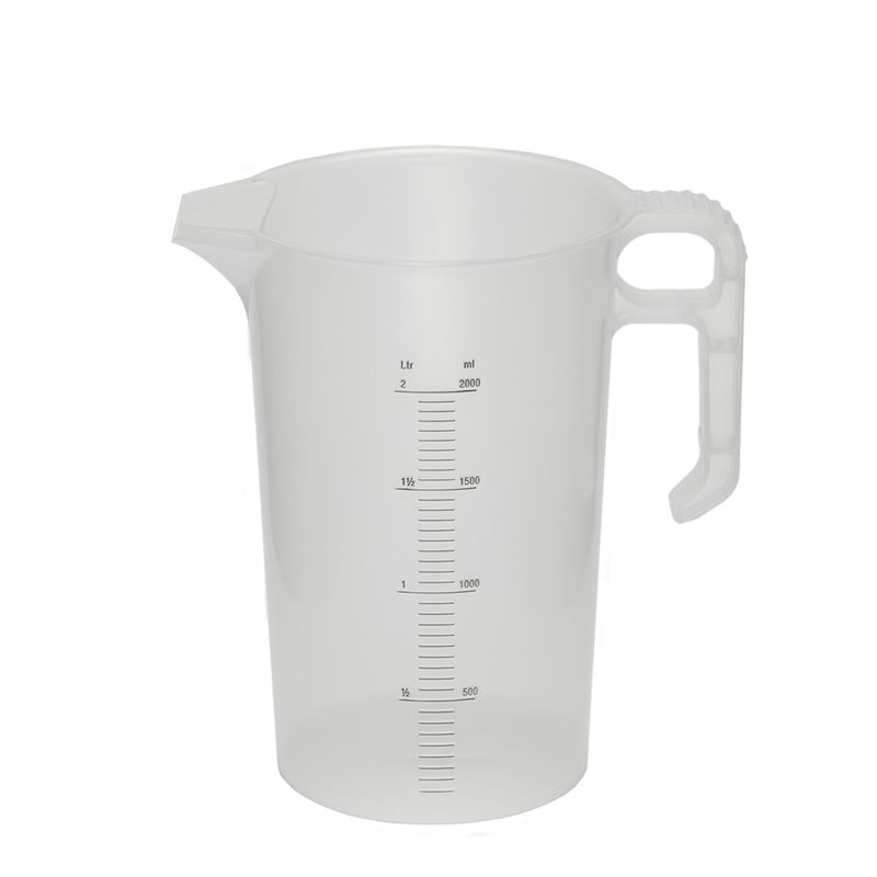 MEASURING JUG CLR SCALE 2LT POLY, POURMAXX