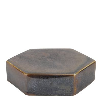 PLATE HEXAGONAL 17X15X4CM, NYX