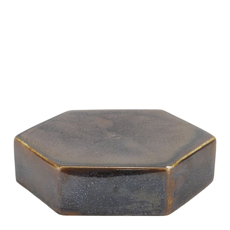 PLATE HEXAGONAL 17X15X4CM, NYX