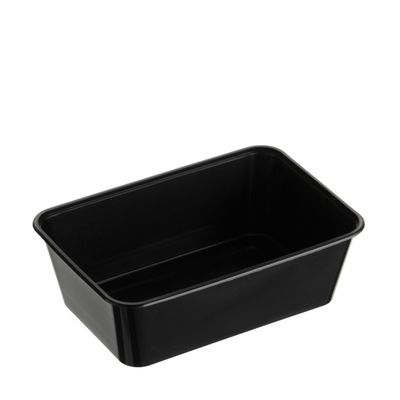 RECTANGLE CONTAINERS BLACK 750ML 500CTN