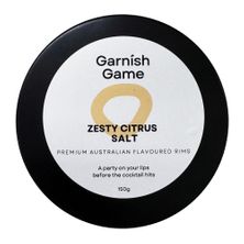COCKTAIL SALT ZESTY CITRUS 150GM, G GAME