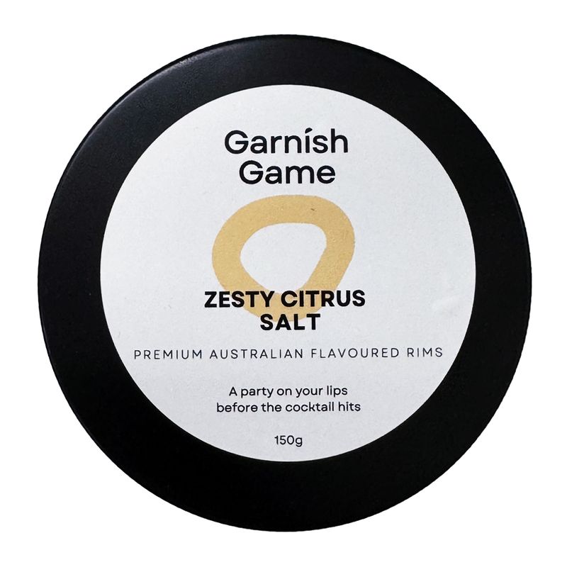COCKTAIL SALT ZESTY CITRUS 150GM, G GAME