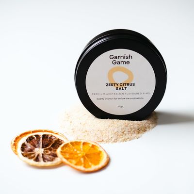 COCKTAIL SALT ZESTY CITRUS 150GM, G GAME