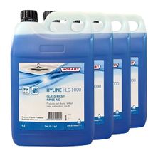 RINSE AID GLASS 4 X 5L BOTTLES, HOBART