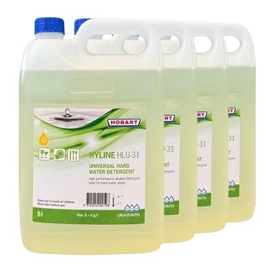 UNIVERSAL DETERGENT 4 X 5L BOTTLES, HOBART