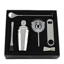 COCKTAIL SET 6PC S/STEEL, BEV-EQUIP