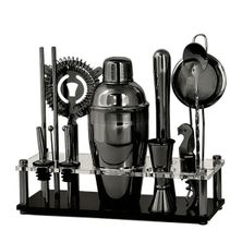 COCKTAIL SET 14PC BLK CHROME, SIGNATURE