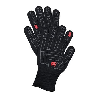 GLOVES BLACK HEAT RESISTANT, MEATER