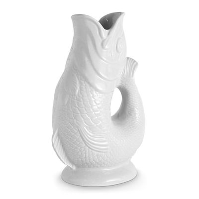 JUG FISH GUGGLE WHITE 1.2LTR WADE