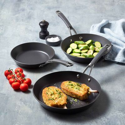 SKILLET SET 20+24+28CM, ANOLON ENDURANCE+