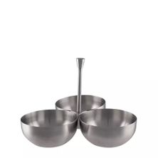 TABLE CADDY 3-COMP S/S MODA SERVING