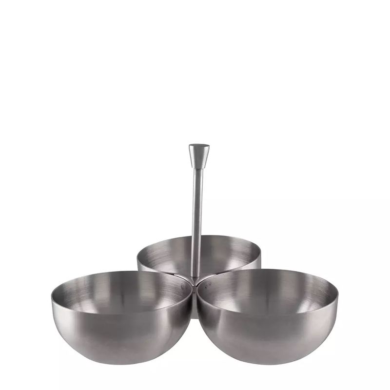 TABLE CADDY 3-COMP S/S MODA SERVING