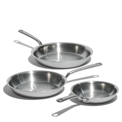 FRYPAN SET 3PCE S/S MADE IN
