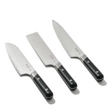 KNIFE SET 3PCE  DAMASCUS TRUFFLE BLACK MADE IN