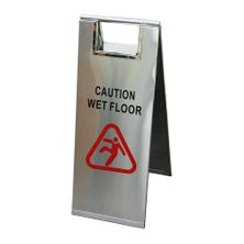 WET FLOOR SIGN A-FRAME S/S, EDCO