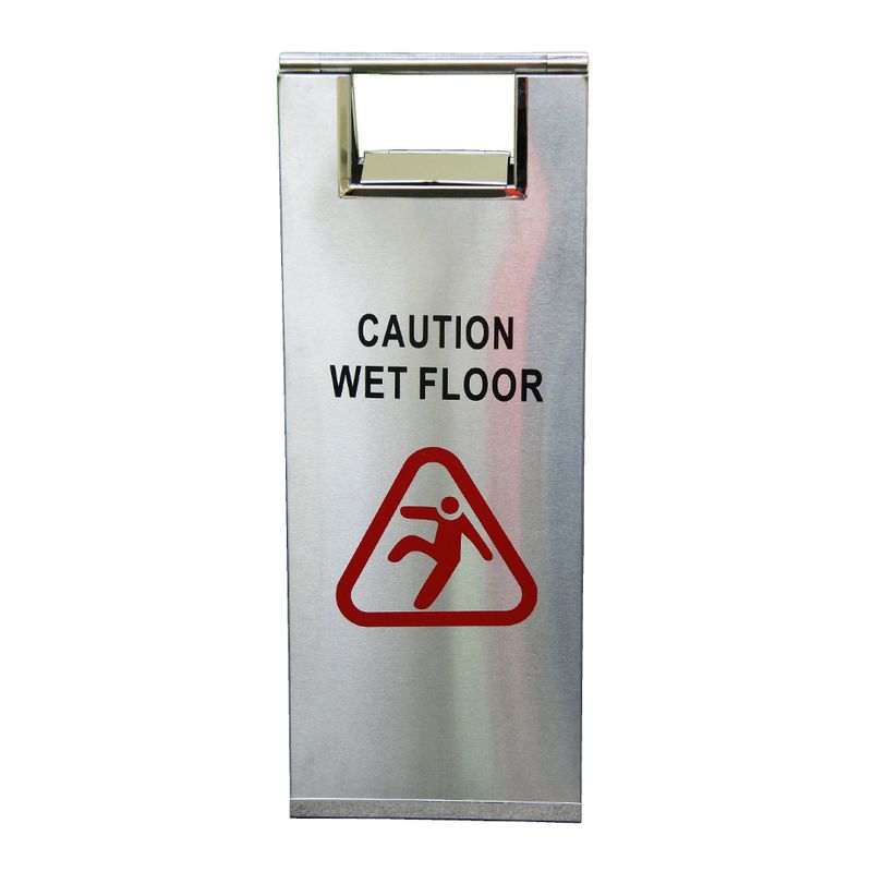WET FLOOR SIGN A-FRAME S/S, EDCO