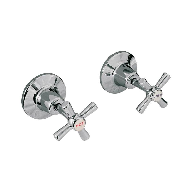 CLEANERS SINK ARM W/CROSS HNDL WALL STOP