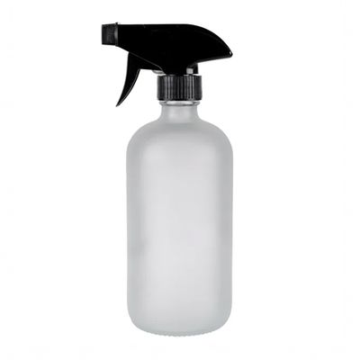 SPRAY BOTTLE 500ML GLASS W/BLK TRIGGER