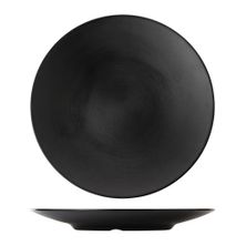PLATE BLK/BLK 30CM MELAMINE COUCOU