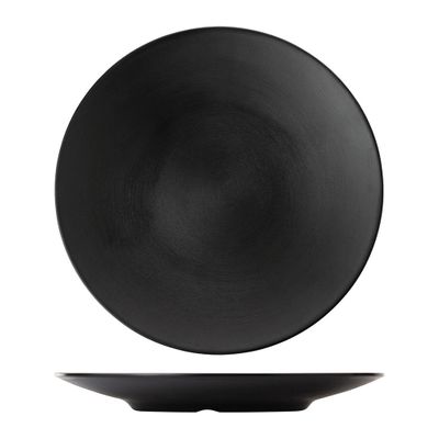 PLATE BLK/BLK 30CM MELAMINE COUCOU