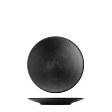 PLATE BLK/BLK 20.5CM MELAMINE COUCOU
