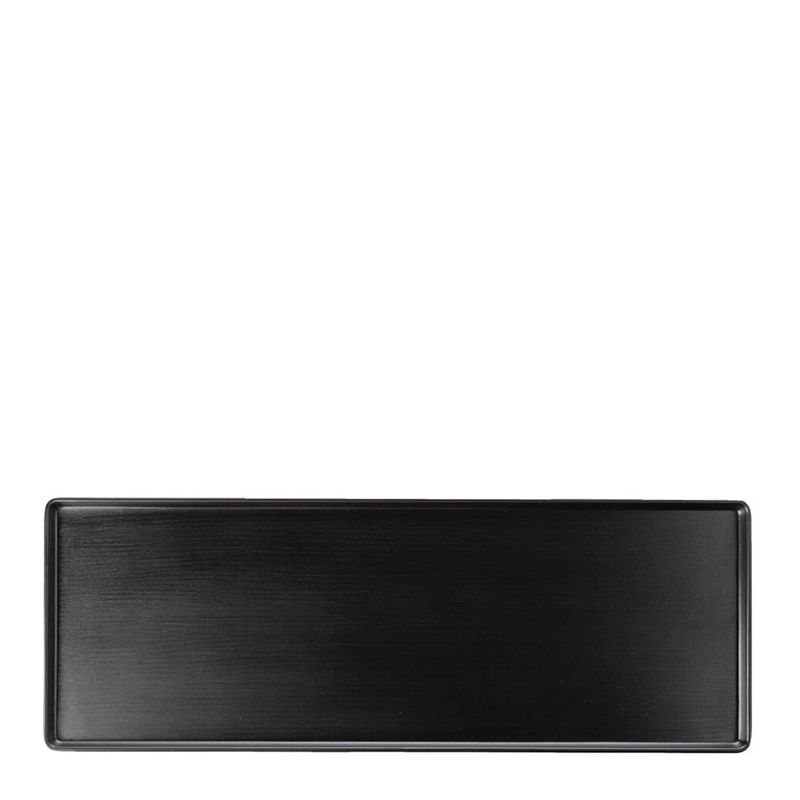 PLATTER BLK/BLK 50X18CM MELAMINE COUCOU