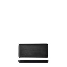 PLATTER BLK/BLK 25X12CM MELAMINE COUCOU