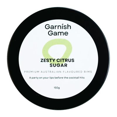 COCKTAIL SUGAR ZESTY CITRUS 150GM, G GAME